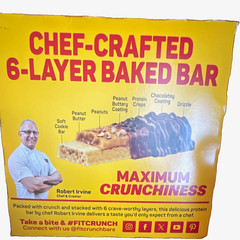 FitCrunch High Protein Gluten Free Bars Chocolate Peanut Butter, 18ct 1.62oz