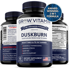 BPI Sports Nite Burn: Night Time Sleep Aid & Fat Burner for Diet, Weight Loss