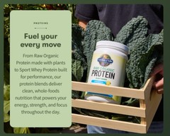 Garden Of Life SPORT ORGANIC GREENS Powder 9 oz (30 Serv) Original Fla BY 05/26