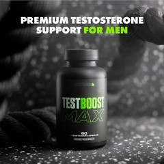 Sculpt Nation Test Boost Max Testosterone Supplement for Men 60 Count Capsules