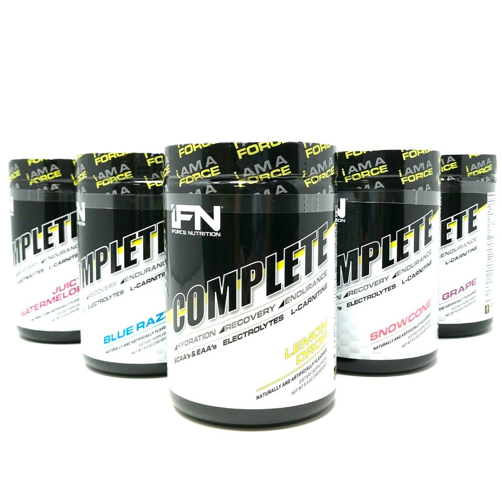 iForce Nutrition COMPLETE BCAA EAA Powder 40 Srv Amino Energy Burn Fat Compete