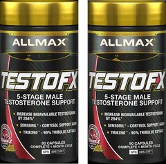 ALLMAX TESTO-FX, Testosterone Booster, 90 Capsules (2 Bottles)