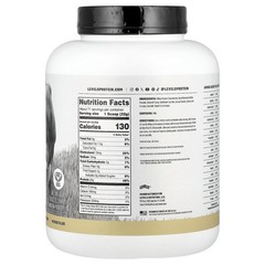 Grass Fed Whey Protein Powder, Cappuccino, 5 lb (2.27 kg)