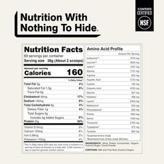 NAKED Whey Protein Supplement Powder, Chocolate, NSF 5 Pound (Pack of 1)