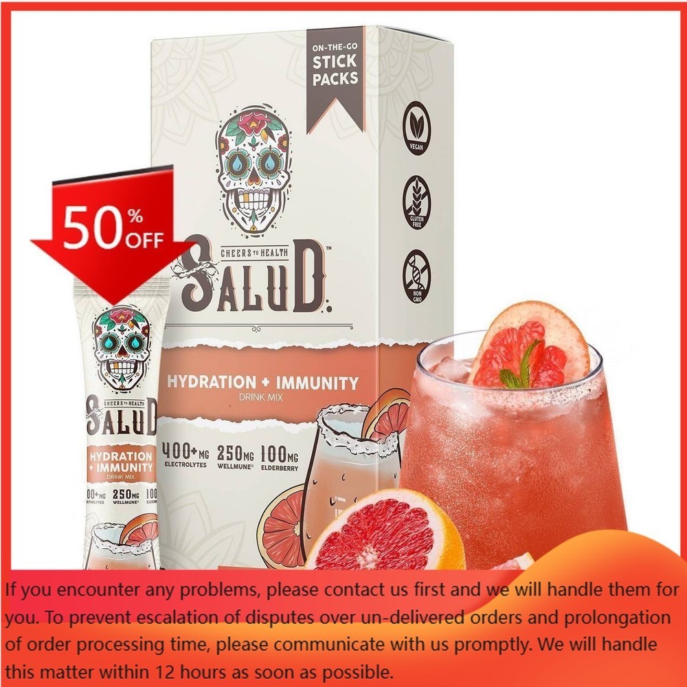 Salud Hydration + Immunity Paloma Electrolyte Drink Mix-6pk/0.21oz Packet Sticks