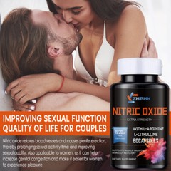 Nitric Oxide Booster Cap Supplement w/ L-Arginine Premium Workout Muscle Capsule
