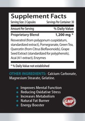 resveratrol extra – PURE RESVERATROL 1200MG 2B – antioxidant drink powder