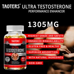 Saw Palmetto Capsules 1305mg Support Performance