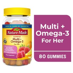 Nature Made Women’s Multivitamin with Omega 3, 80 Gummies