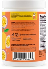Wellah Creatine + Hydration Powder (Mango Passionfruit) 30 Servings – Drink Mix