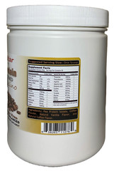 4 Pack – Pea Protein Powder – Cappuccino – Soy Free, Non – GMO 17.6 oz