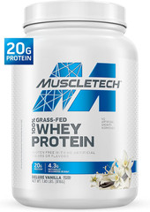 Grass-Fed Whey Protein Powder (Deluxe Vanilla, 1.8 Lb) – Smoothie & Milkshake Mi