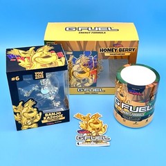 G Fuel Banjo-Kazooie Honey Berry Collector’s Box + YouTooz GOLD Figure Statue #6