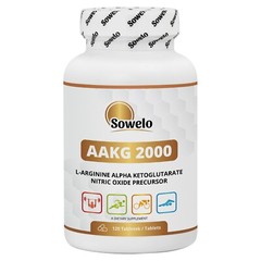 AAKG 1000mg Tablets – L-Arginine Alpha-KG, Muscle Pump & Performance – Sowelo