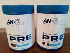 AN Performance Pre Workout Energy Drink/Blue Raspberry X2- 60 Servings/SEALED!