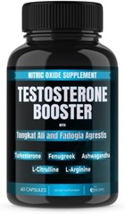 (1 Pack) Testosterone Supplement Booster Capsules Blood Flow Nitric Oxide