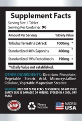 best testo booster Tribulus Terrestris 1000mg – Saponins Extract 2 B 180 Tablets