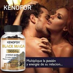 Organic Black Maca Supplement Capsules Supports Stamina & Fertility Men’s Health