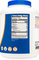 Nutricost Grass-Fed Whey Protein Concentrate (Unflavored) 5LBS