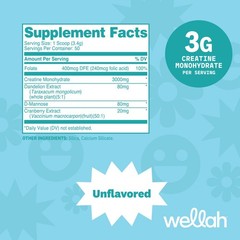 Wellah Pump-It-Up Creatine (50 Servings, Unflavored)