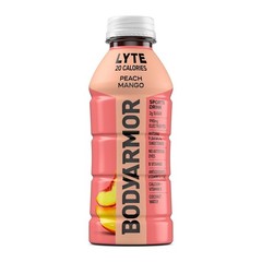 Electrolyte Drink Peach Mango 16 Fl Oz Bottles Pack of 24 Hydration Sports
