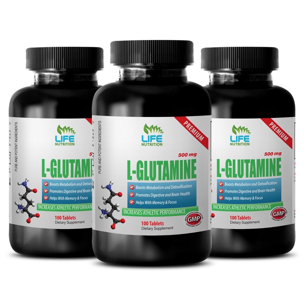 anti stress vitamin – PREMIUM L-GLUTAMINE 500mg 3B – intense exercise pills