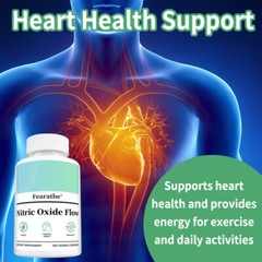 Nitric Oxide Flow for Blood Circulation and Heart Health, Endurance/Energy
