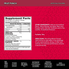 BSN Amino X Muscle Recovery & Endurance Powder, BCAAs, 10 Grams of Amino Acids,