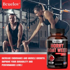 Horney Goat Weed-with Maca,Saw Palmetto,Ginseng,L-Arginine for Men&Women 30-120