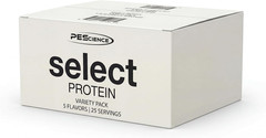 PEScience Select Protein Powder Variety Pack – 5 Flavors – 25 Servings – Protein