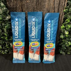 Liquid I.V. Hydration Multiplier Electrolyte Drink Mix Popsicle Firecracker 0.56