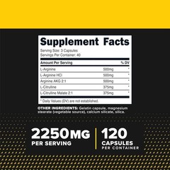 Elevate Workouts with 2,250mg Nitric Oxide Booster – 120 Capsules for Athletes