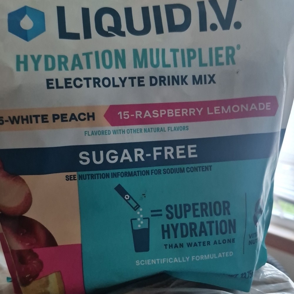 Liquid I.V. Hydration Multiplier Sugar-Free Raspberry Lemonade 15