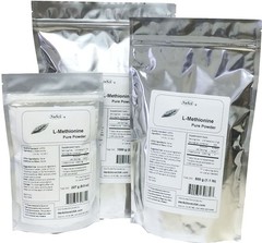 NuSci 100g(3.52 oz) Pure L-Methionine Powder USP joint hair health