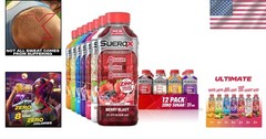 Delicious Zero Sugar Electrolyte Sports Drink – 7 Flavor Variety, 21.3 Fl Oz
