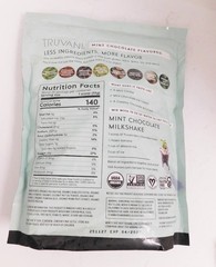 Truvani Vegan Organic Protein Powder Mint Chocolate Plant Based 20 servings 4/27