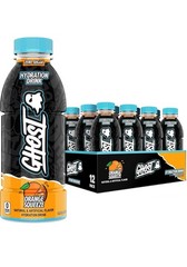 GHOST Hydration Drink Orange Squeeze RTD Sports Drink with Electrolytes 12 PK