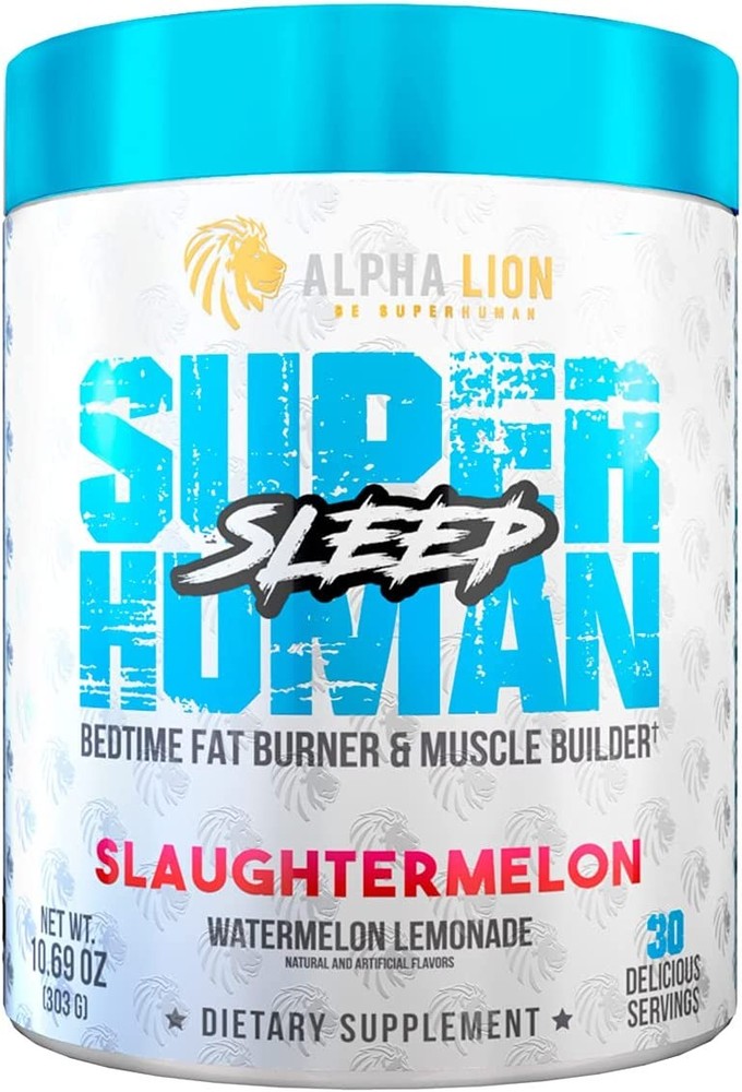 Alpha Lion Superhuman Sleep, Night Muscle Recovery (30 Servings, Slaughtermelon)