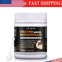 Micronized Creatine Monohydrate Powder 250g, 50 Servings,Unflavored Creatine US
