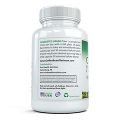 Green Coffee Bean+Raspberry Ketone Platinum: Powerful Weight Loss/Fat Burner Duo