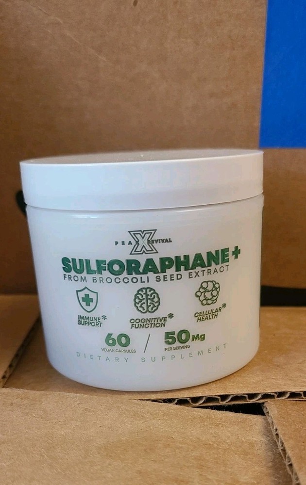 Peak Revival Sulforaphane + Cellular Health Cognitive Function 60 Caps BB 12/26