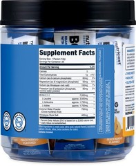 Nutricost BCAA+ Hydration Peach Mango Flavor (20 Stickpacks) – Gluten-Free