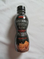 (5) GNC Amplified Sustained Protein Blend Cinnamon Toast Flavor 14 Oz Each ^2