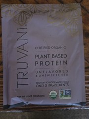 Truvani Organic Plant Based Protein Powder, Unflavored 1.16 Oz 10/2026