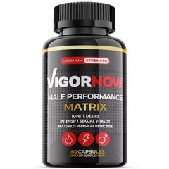 Vigor Now Pills for Men – Male Virility and Performance Support – 180 Capsules