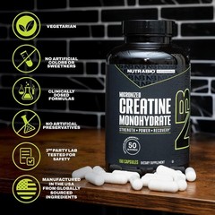 Easy-to-Swallow Micronized Creatine Capsules – Kosher, Gluten-Free, 150 Count