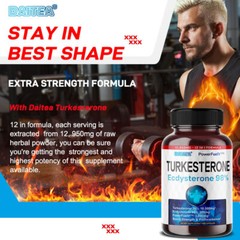 Turkesterone Supplement (Max Purity 98% Extract) Boost endurance and stamina