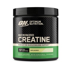 Micronized Creatine Monohydrate Powder – 5g per Serving, Unflavored, 60 Servings