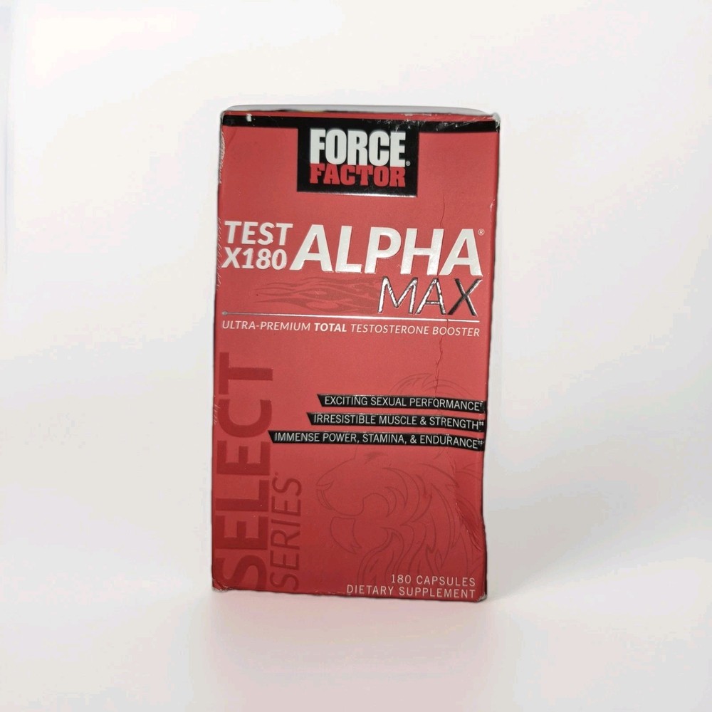 Force Factor Test X180 Alpha Max Total Test Oxide 180 Ct