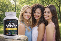Super collagen 120 caps hidrolizate skin nails hair vitamin collagen peptides